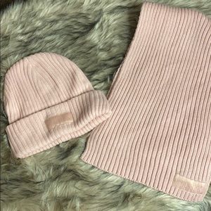 Victoria Secret Pink Beanie and Scarf